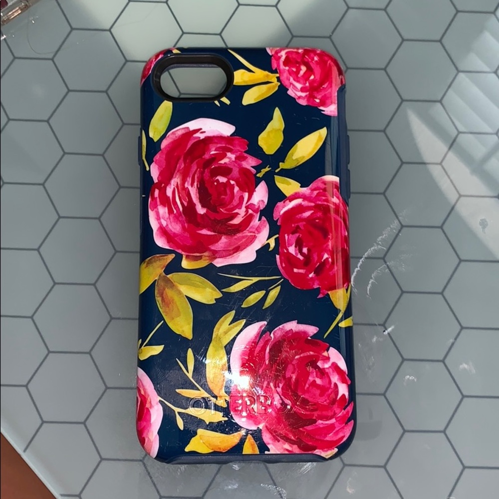 Rose Pattern Otterbox for Iphone 7/8